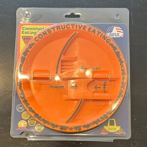 Brand new Constructive Eating Orange Plate